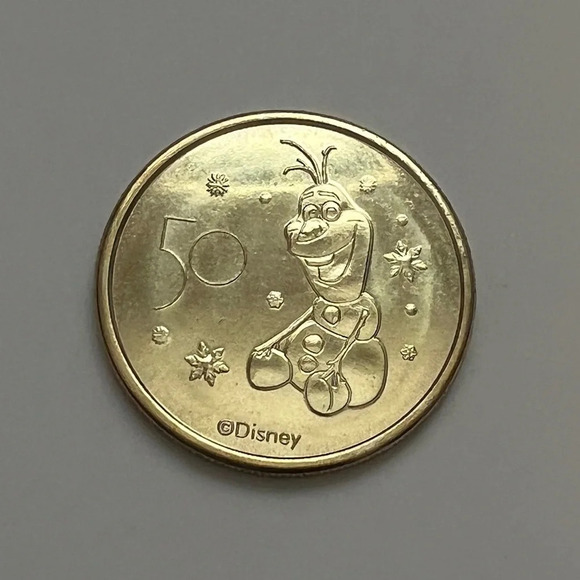 WDW 50th Anniversary Collectible Medallions - OLAF - Picture 2 of 4